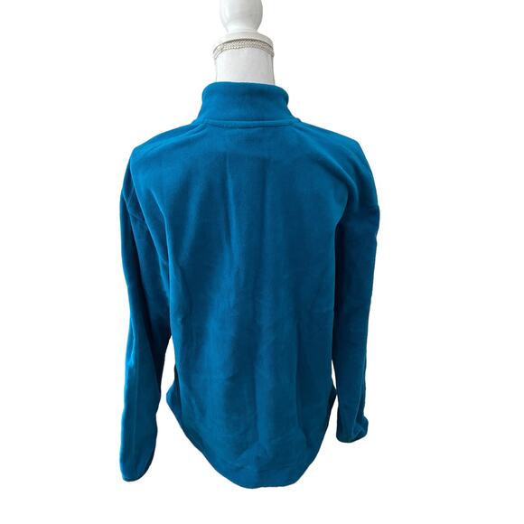 Nike Quarter Zip Fleece Jacket Turquoise Blue M - Picture 7 of 11